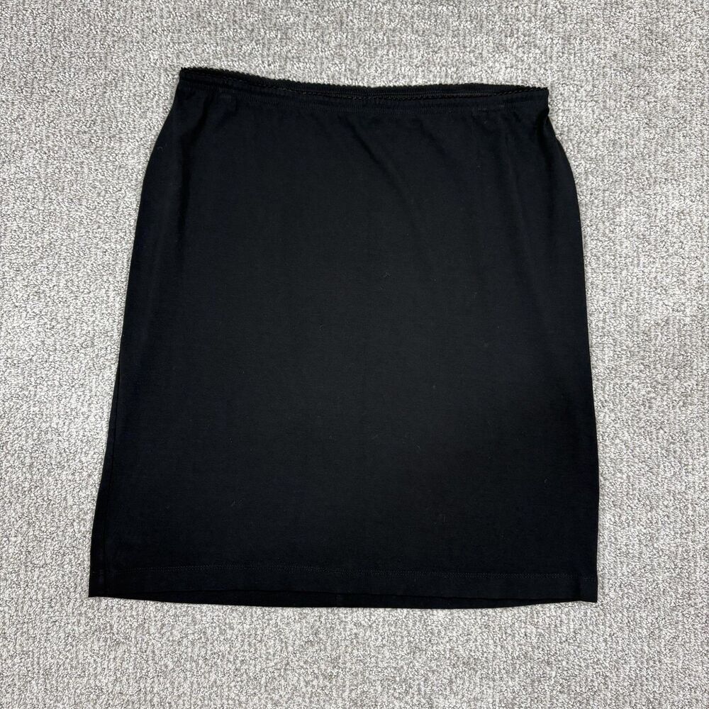 J Jill Skirt Womens Medium Black Stretch Pencil Basic Office Capsule Layering